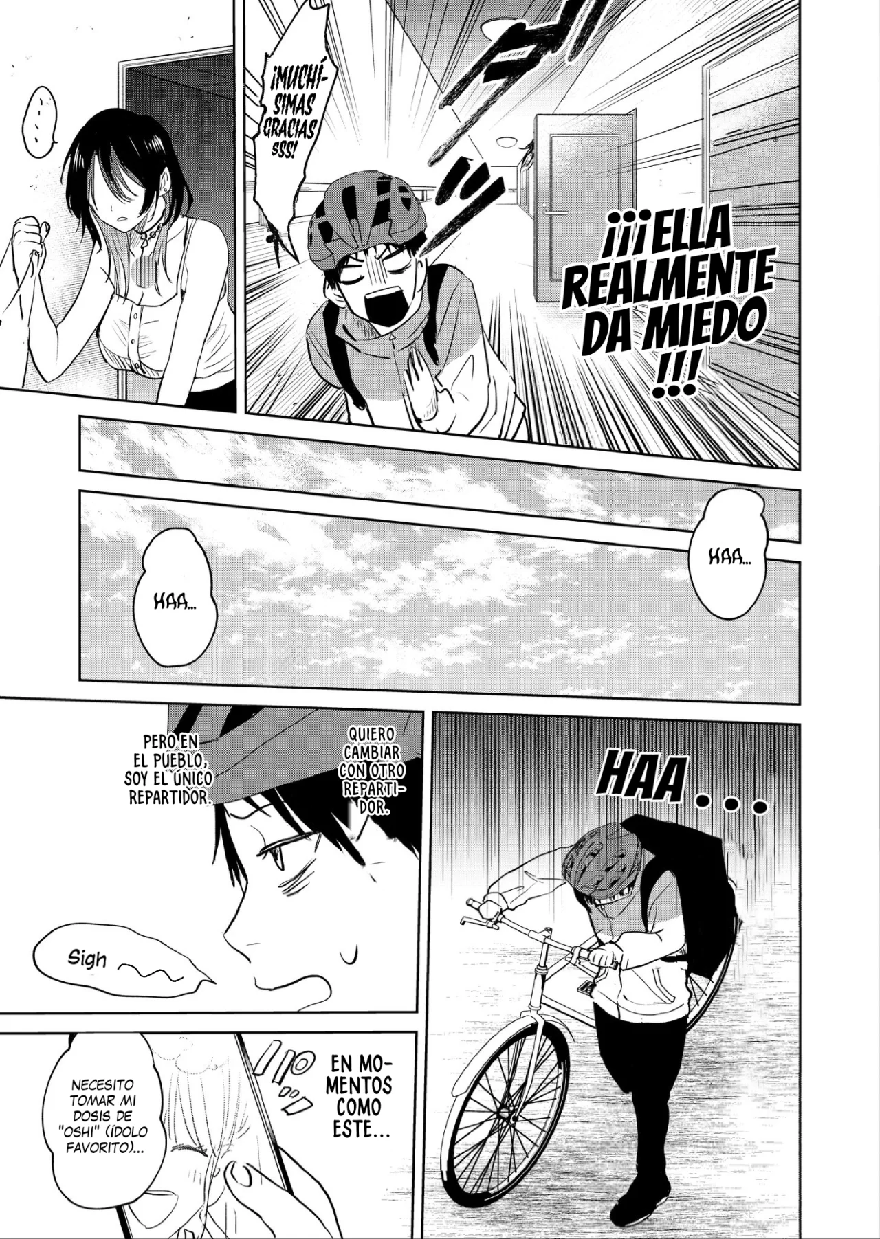 Haitatsu-saki no Onee-san ga Kowa Sugiru Hanashi Capítulo 1 - Page 4