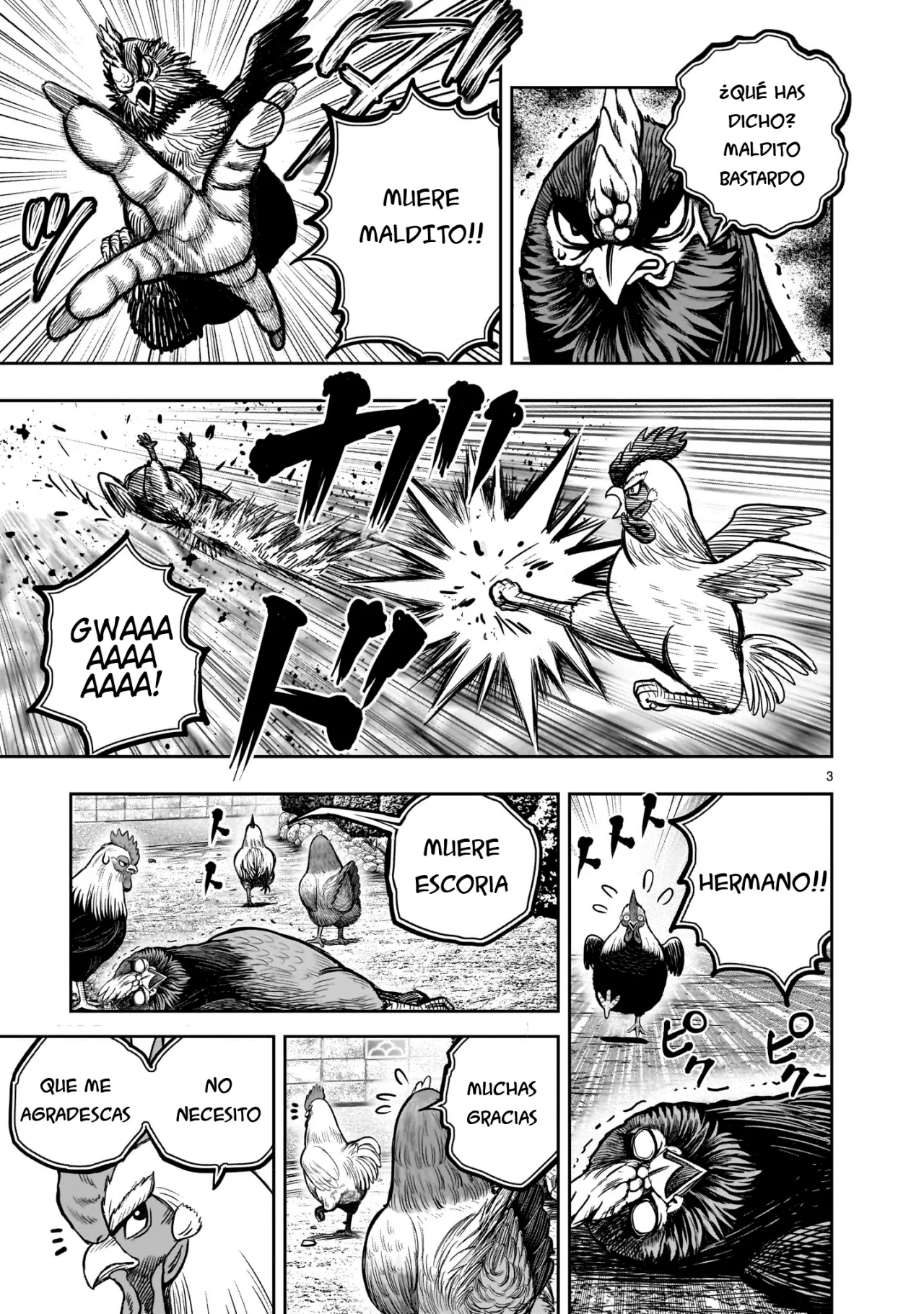 Niwatori Fighter Capítulo 36.5 - Page 7