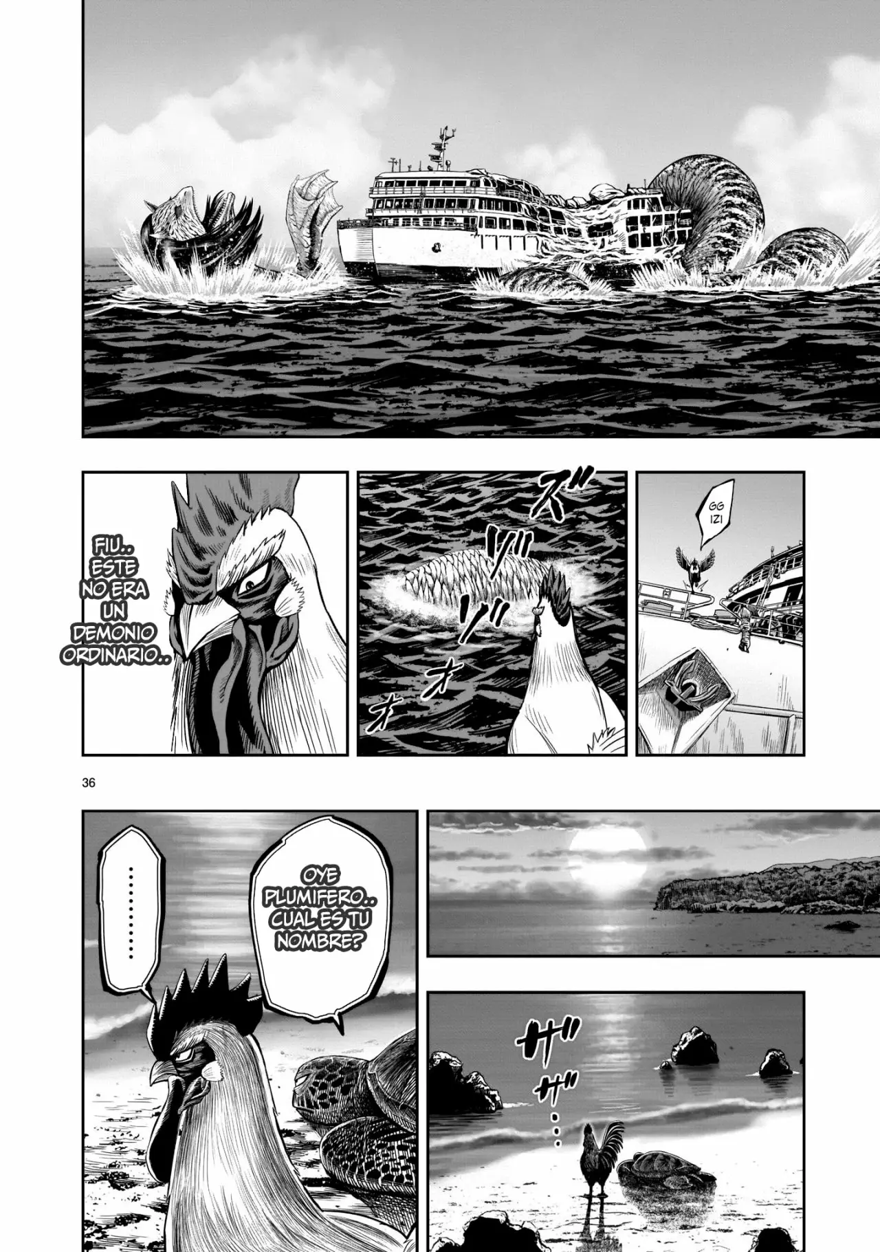 Niwatori Fighter Capítulo 4 - Page 36