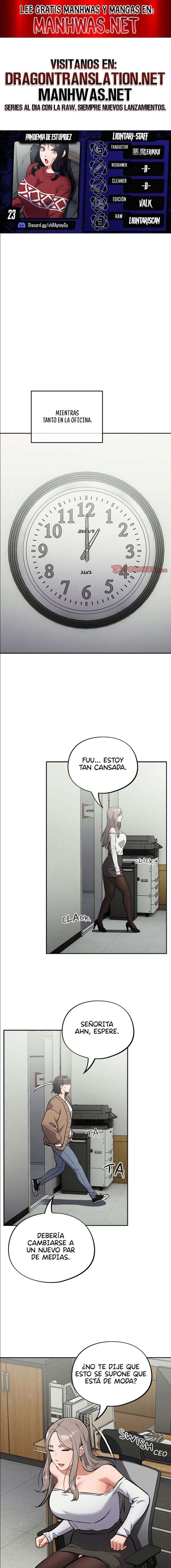Pandemia de estupidez Capítulo 23 - Page 1
