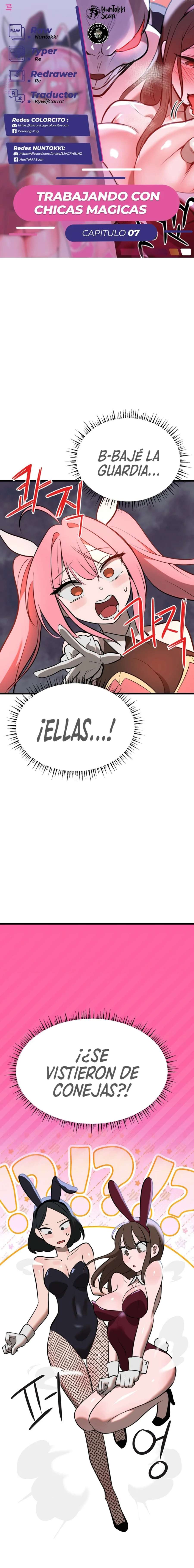 Trabajando con chicas mágicas Capítulo 7 - Page 1
