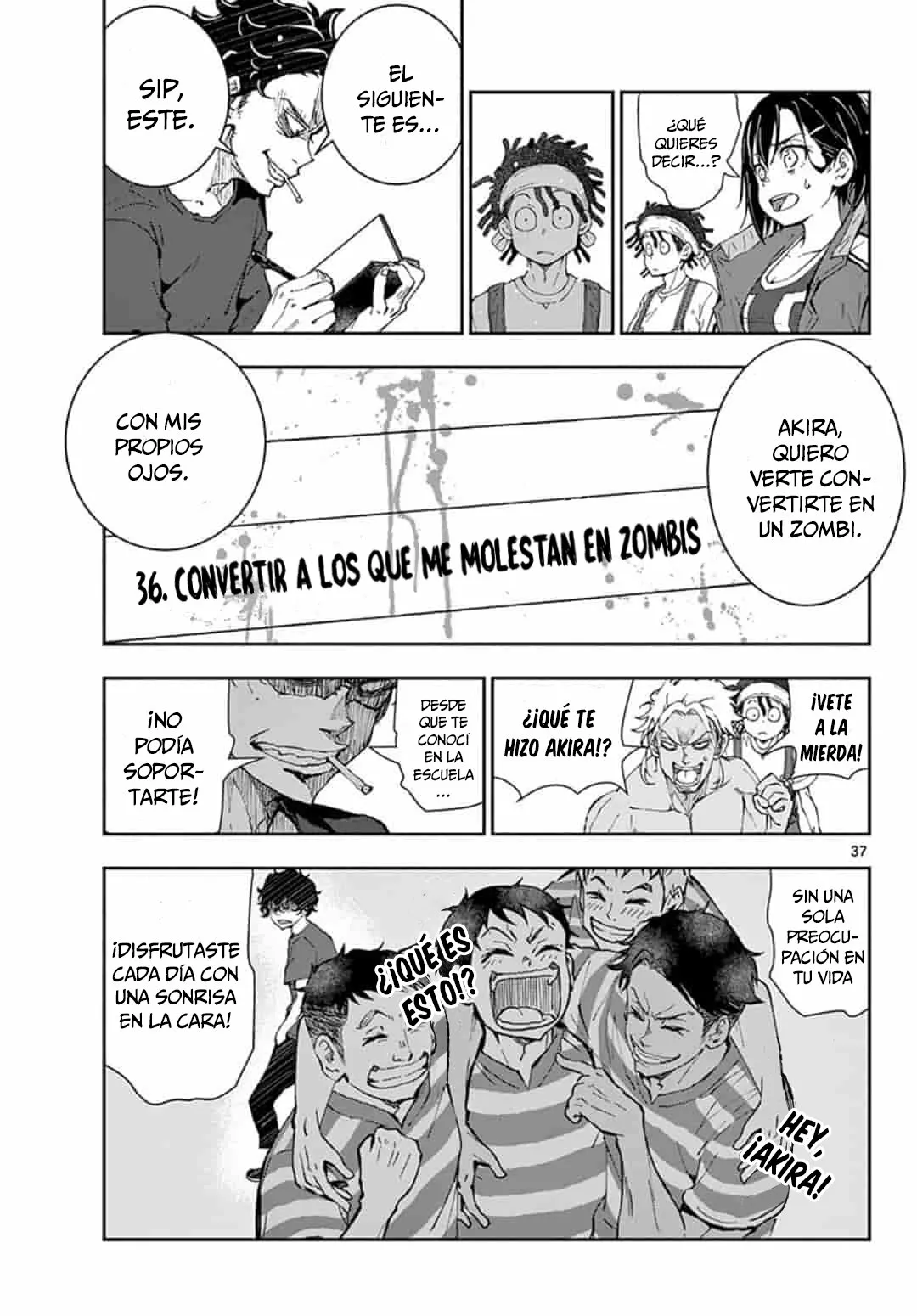 Zom 100: Zombie ni Naru made ni Shitai 100 no Koto Capítulo 17 - Page 34