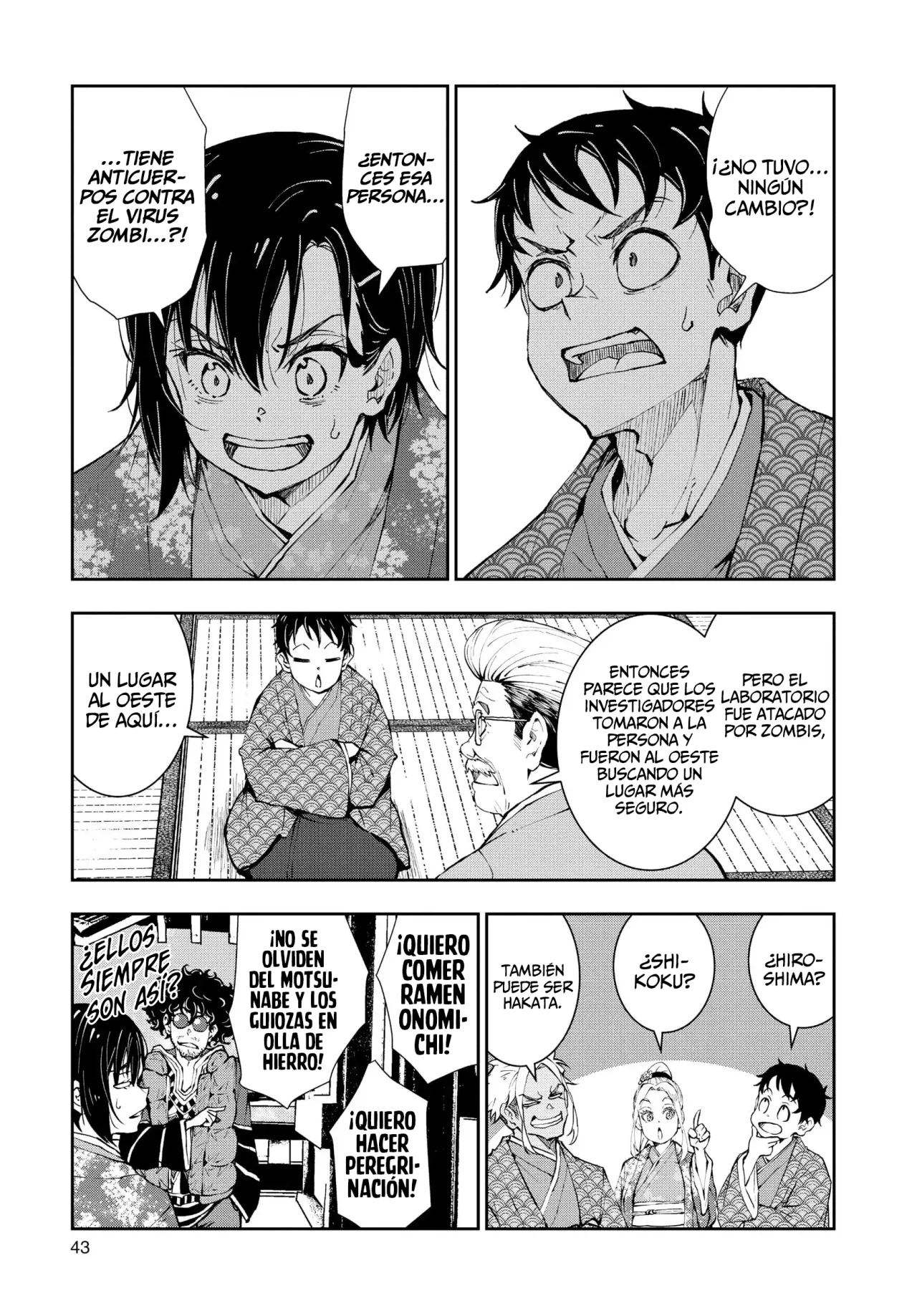 Zom 100: Zombie ni Naru made ni Shitai 100 no Koto Capítulo 35 - Page 39