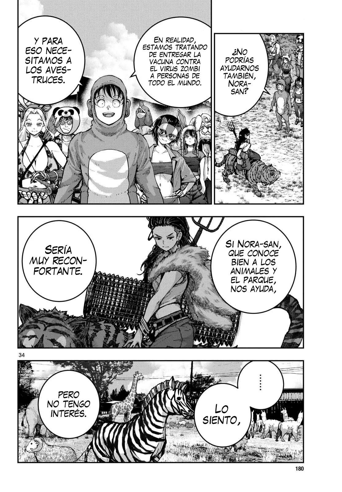 Zom 100: Zombie ni Naru made ni Shitai 100 no Koto Capítulo 70 - Page 34