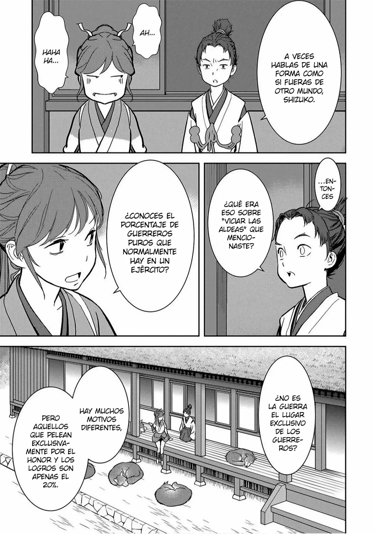 Sengoku Komachi Kuroutan: Noukou Giga Capítulo 11 - Page 21
