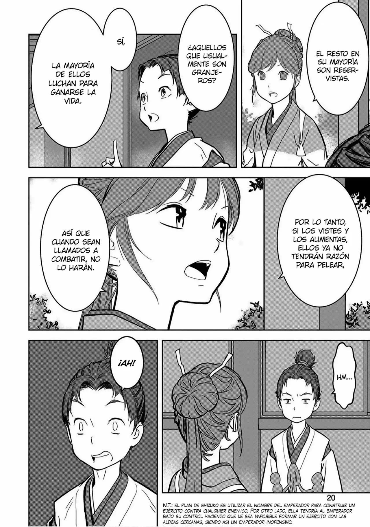 Sengoku Komachi Kuroutan: Noukou Giga Capítulo 11 - Page 22