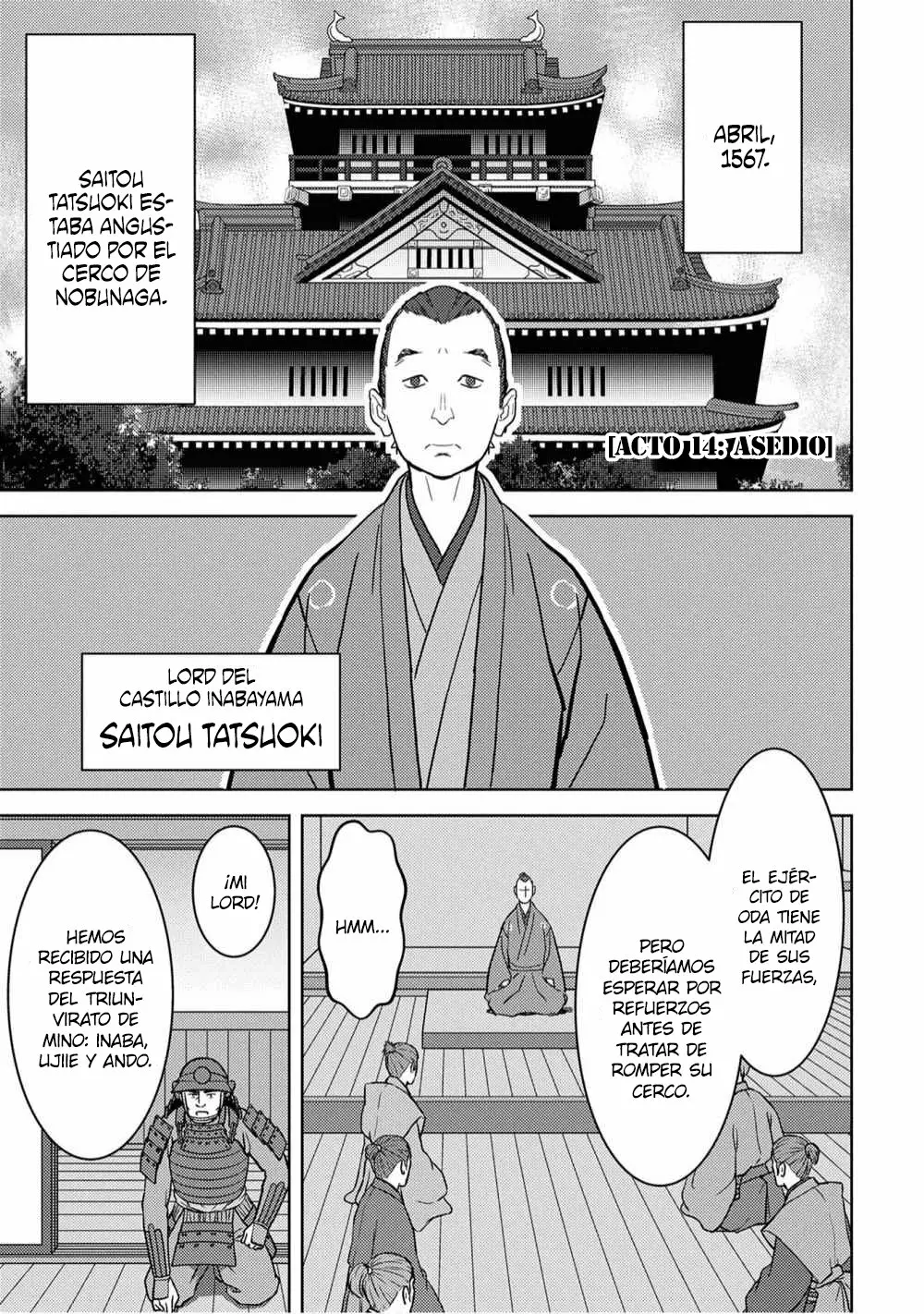Sengoku Komachi Kuroutan: Noukou Giga Capítulo 14 - Page 2