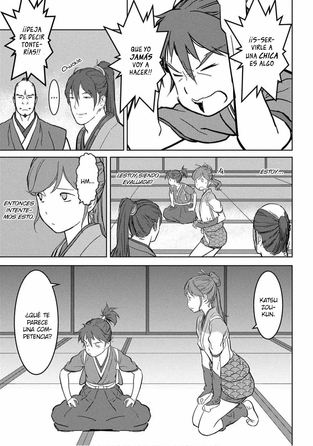 Sengoku Komachi Kuroutan: Noukou Giga Capítulo 17 - Page 12