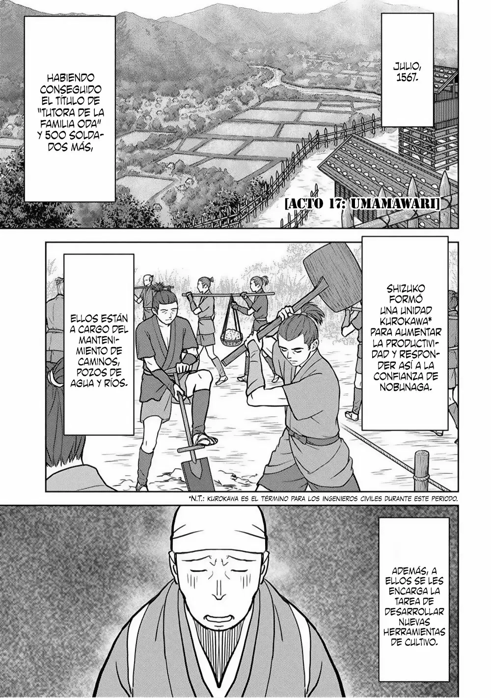 Sengoku Komachi Kuroutan: Noukou Giga Capítulo 17 - Page 2