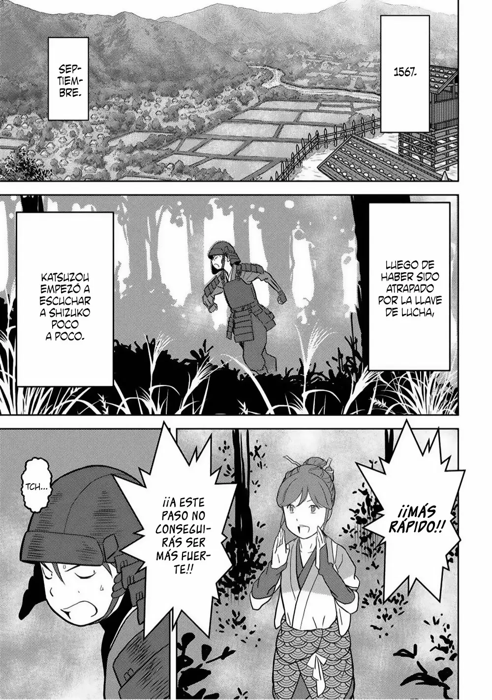 Sengoku Komachi Kuroutan: Noukou Giga Capítulo 18 - Page 12