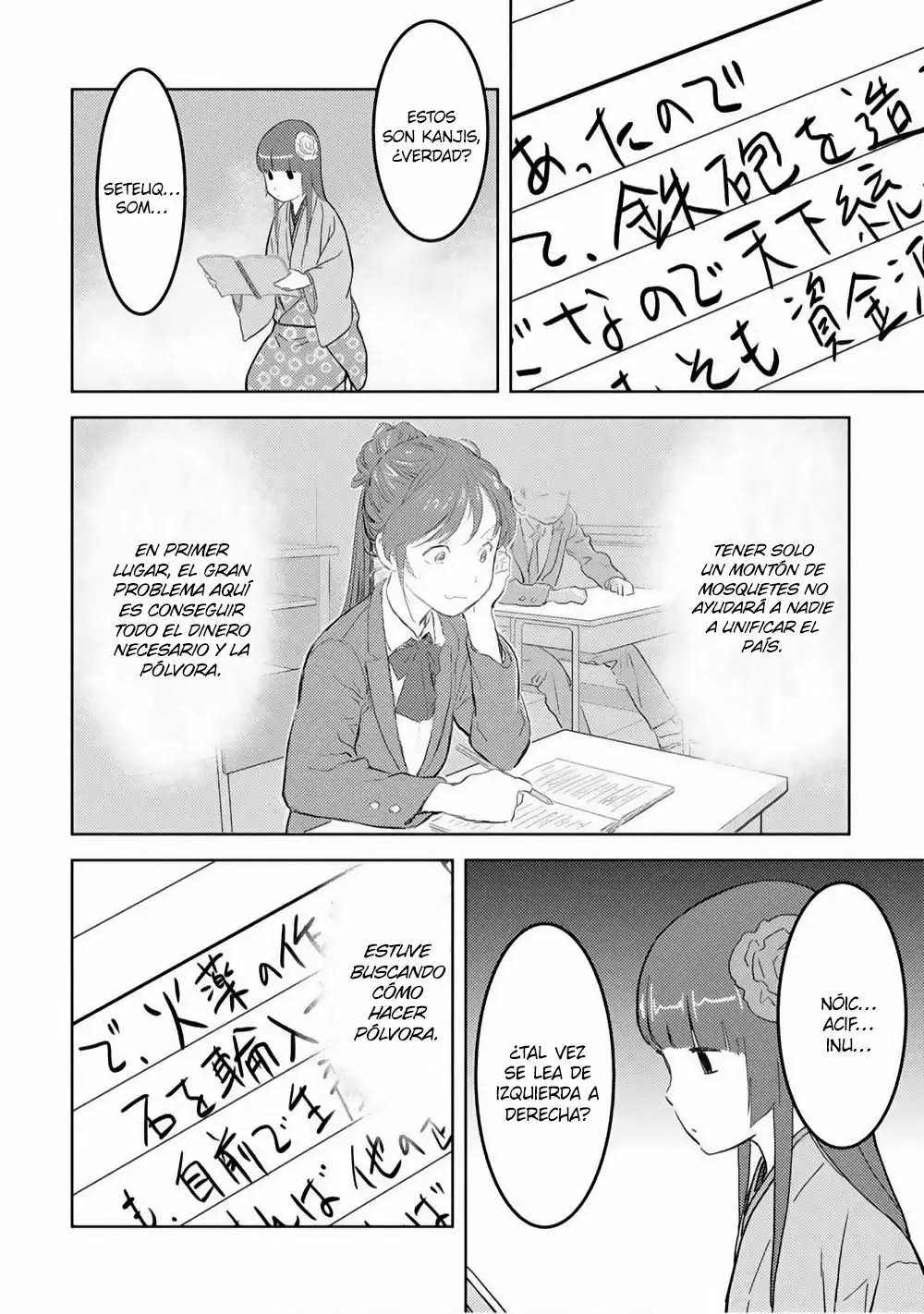 Sengoku Komachi Kuroutan: Noukou Giga Capítulo 22 - Page 9