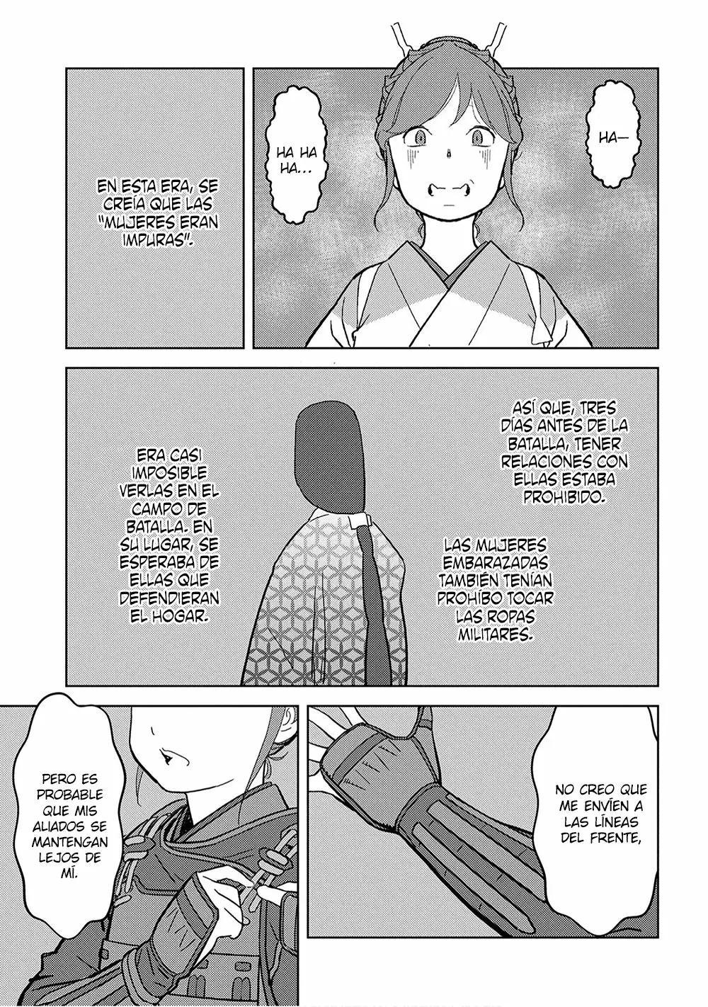 Sengoku Komachi Kuroutan: Noukou Giga Capítulo 23 - Page 14