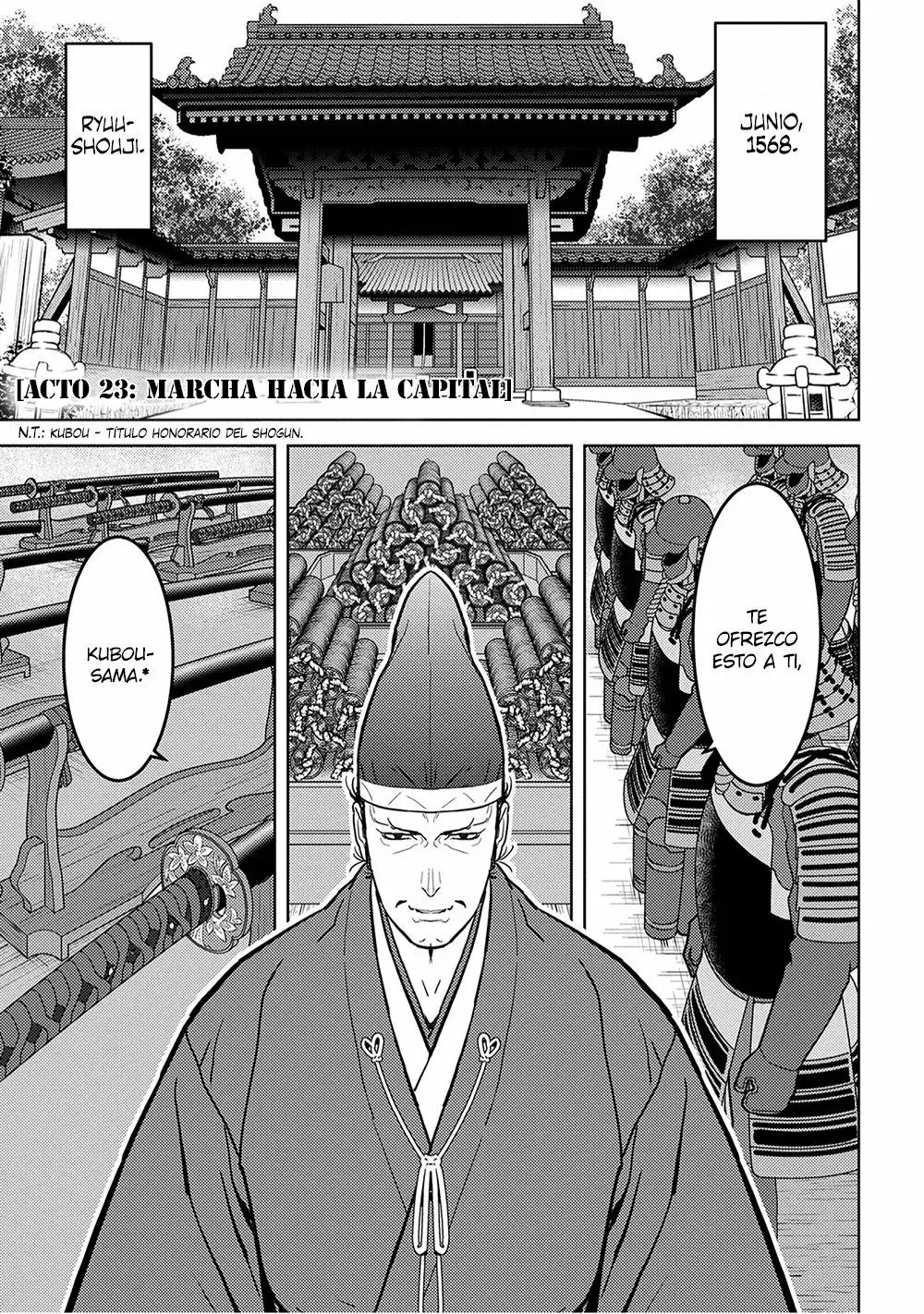 Sengoku Komachi Kuroutan: Noukou Giga Capítulo 23 - Page 2