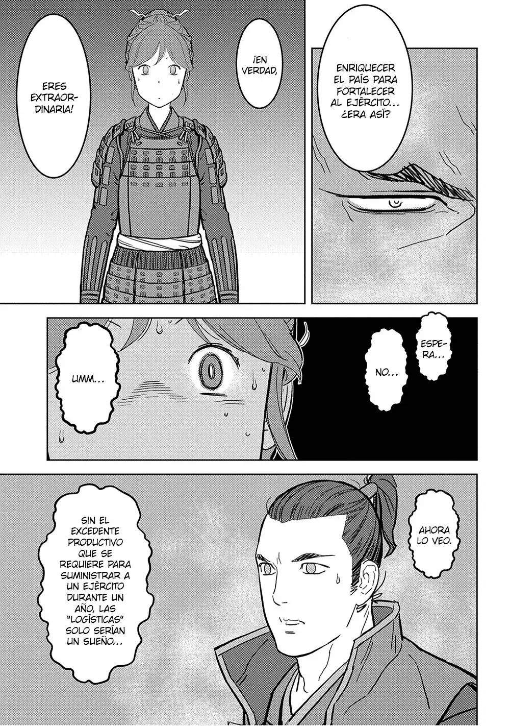 Sengoku Komachi Kuroutan: Noukou Giga Capítulo 23 - Page 33
