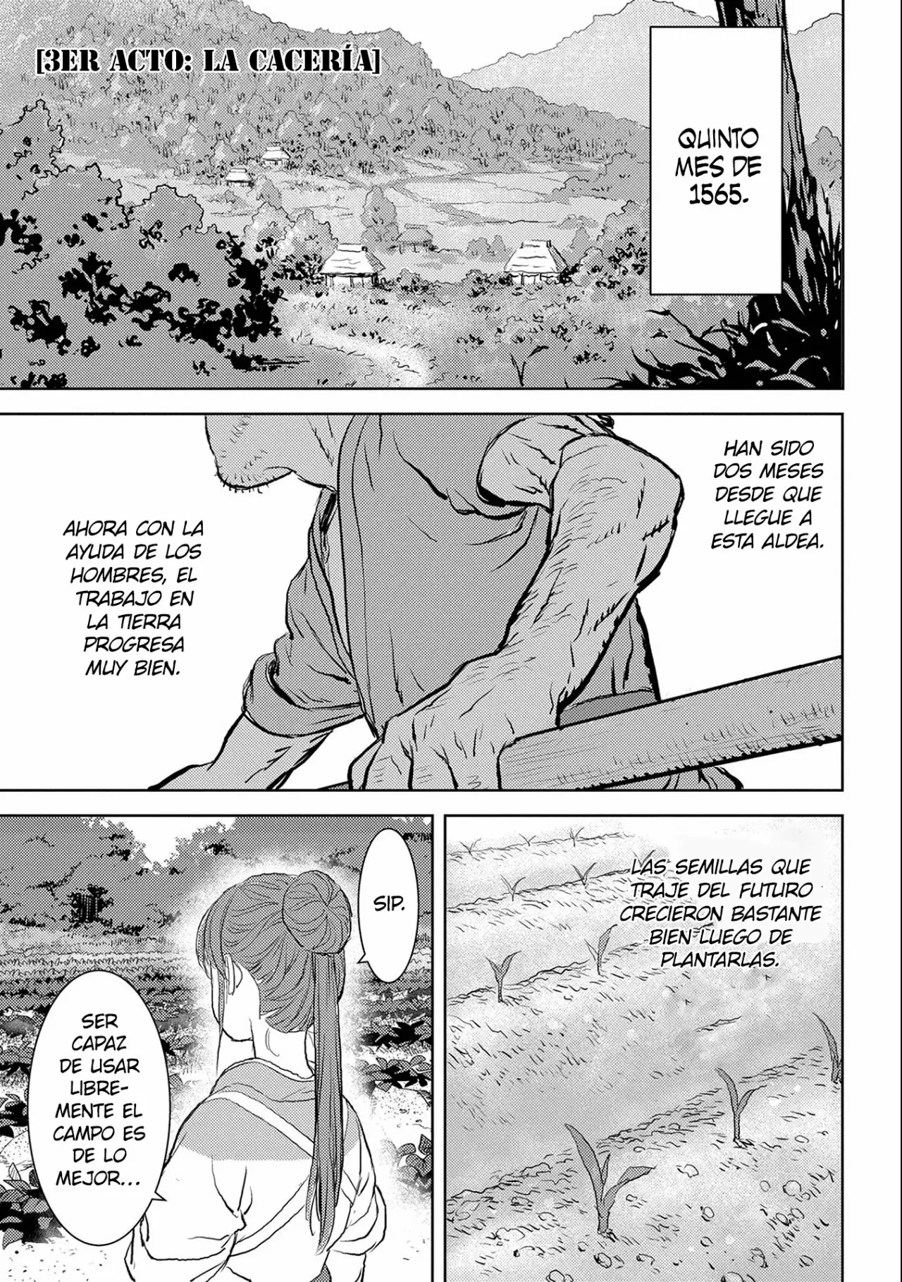 Sengoku Komachi Kuroutan: Noukou Giga Capítulo 3 - Page 2