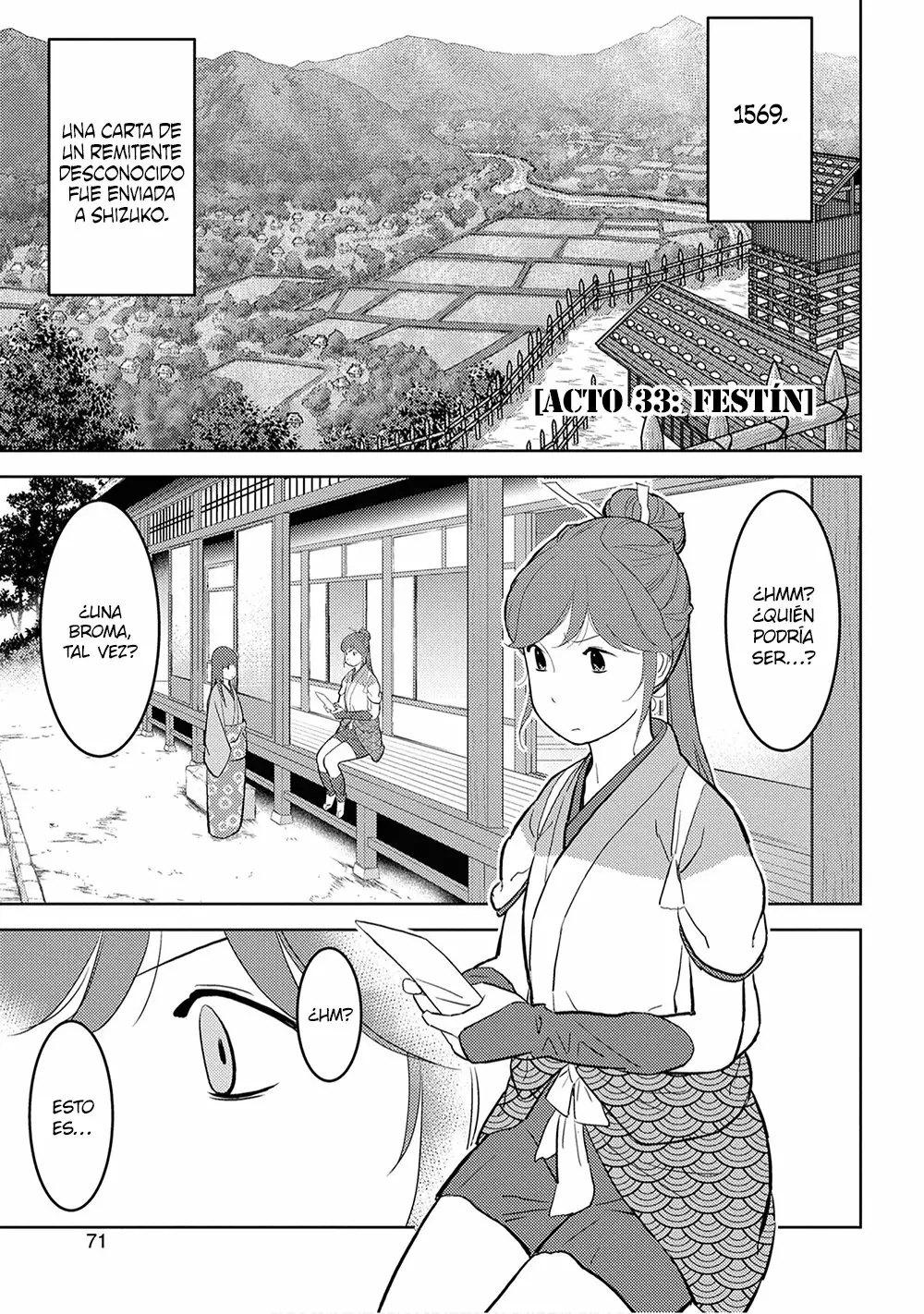 Sengoku Komachi Kuroutan: Noukou Giga Capítulo 33 - Page 2