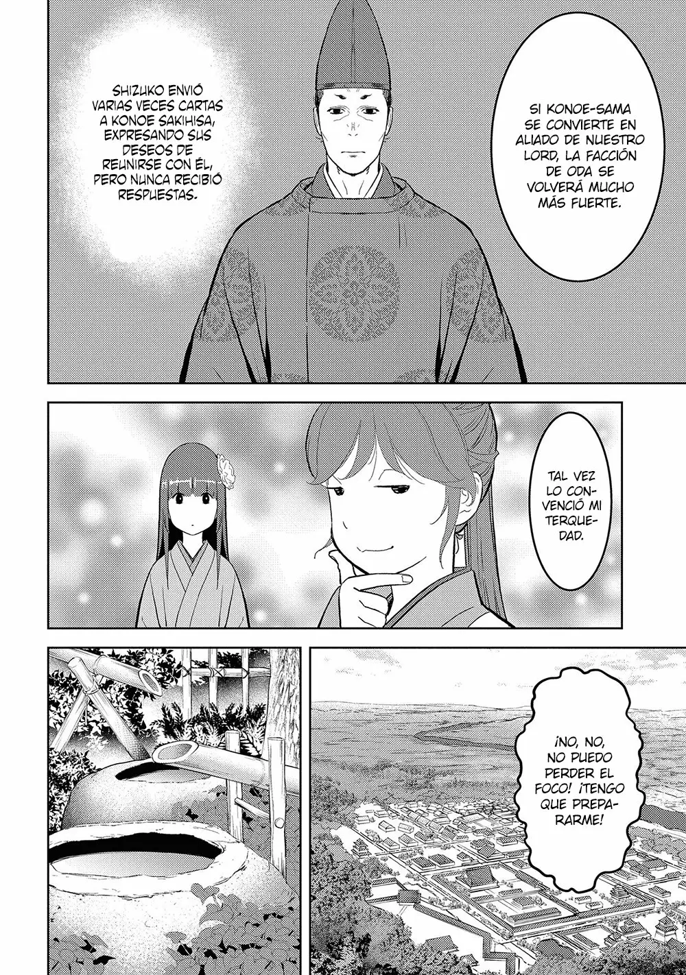 Sengoku Komachi Kuroutan: Noukou Giga Capítulo 33 - Page 9