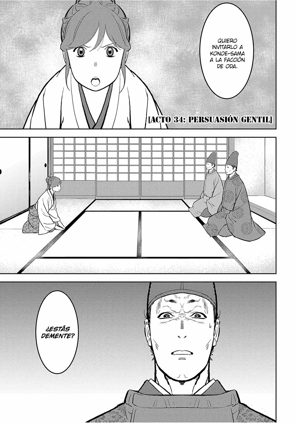 Sengoku Komachi Kuroutan: Noukou Giga Capítulo 34 - Page 2