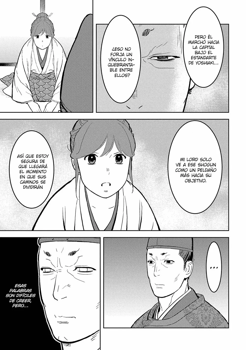 Sengoku Komachi Kuroutan: Noukou Giga Capítulo 34 - Page 4