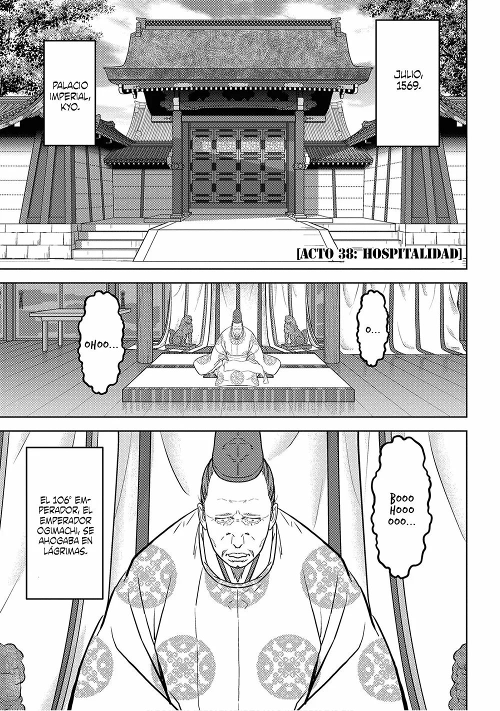 Sengoku Komachi Kuroutan: Noukou Giga Capítulo 38 - Page 2