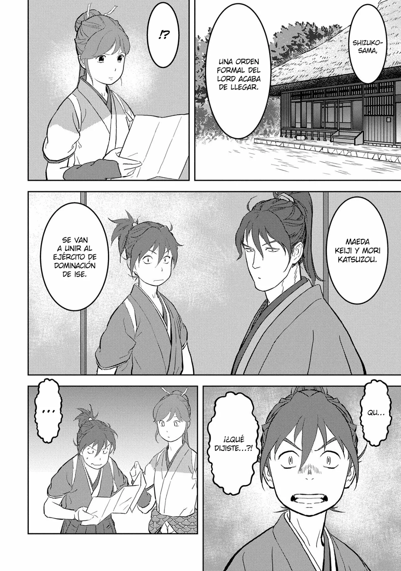 Sengoku Komachi Kuroutan: Noukou Giga Capítulo 39 - Page 6