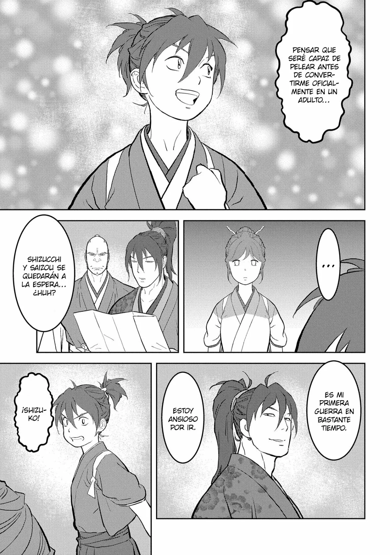 Sengoku Komachi Kuroutan: Noukou Giga Capítulo 39 - Page 7