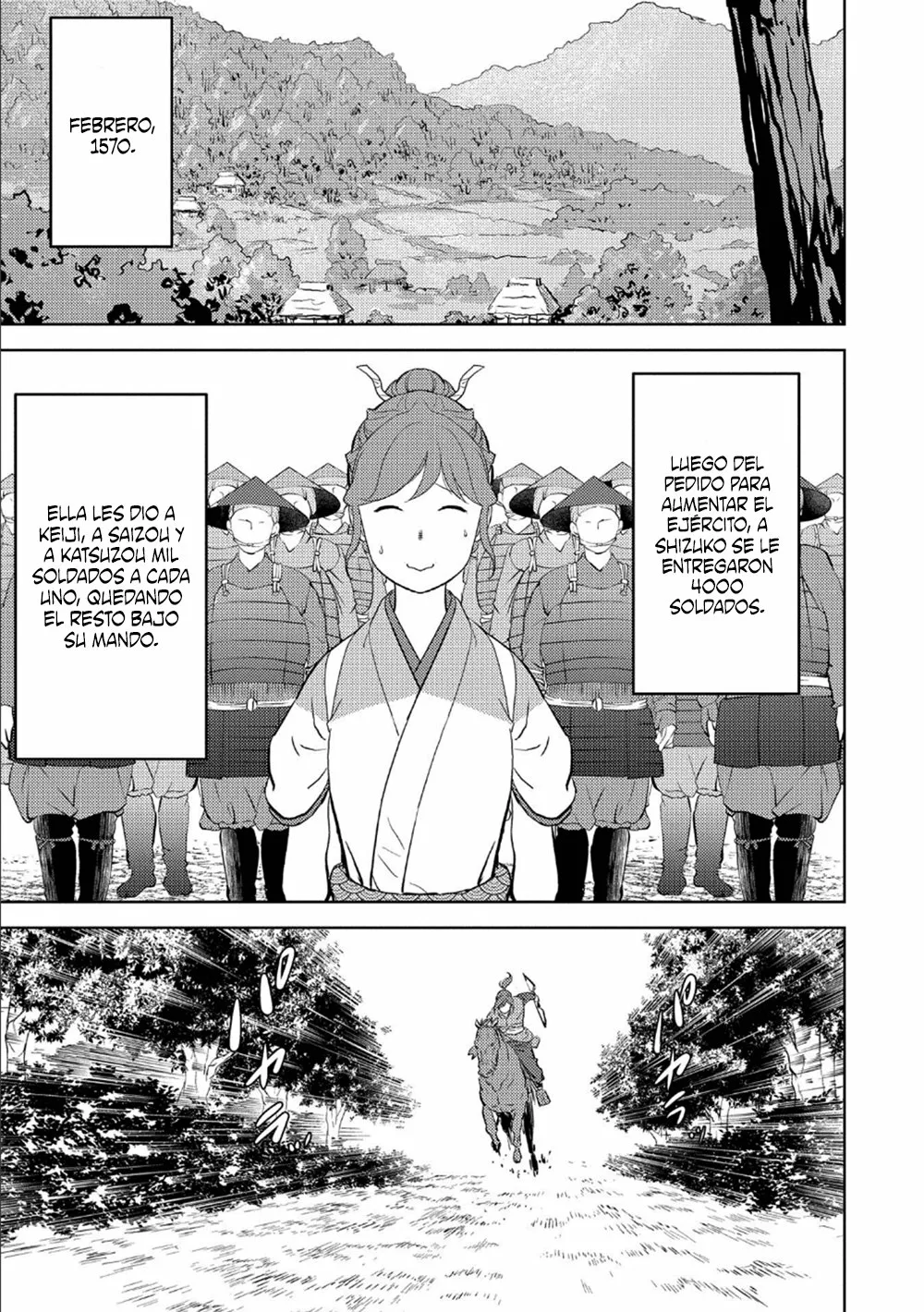 Sengoku Komachi Kuroutan: Noukou Giga Capítulo 41 - Page 24