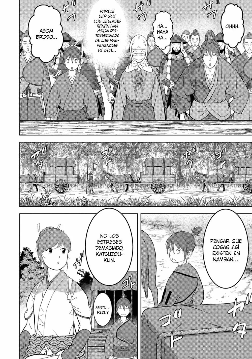 Sengoku Komachi Kuroutan: Noukou Giga Capítulo 43 - Page 6