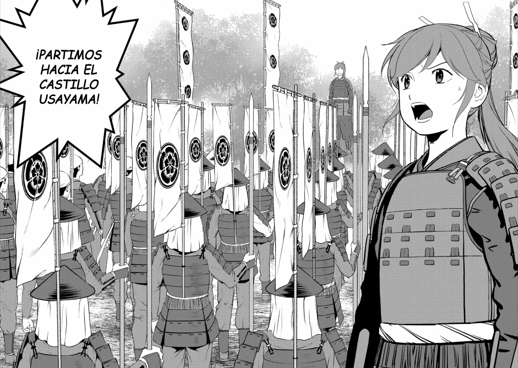 Sengoku Komachi Kuroutan: Noukou Giga Capítulo 47 - Page 22