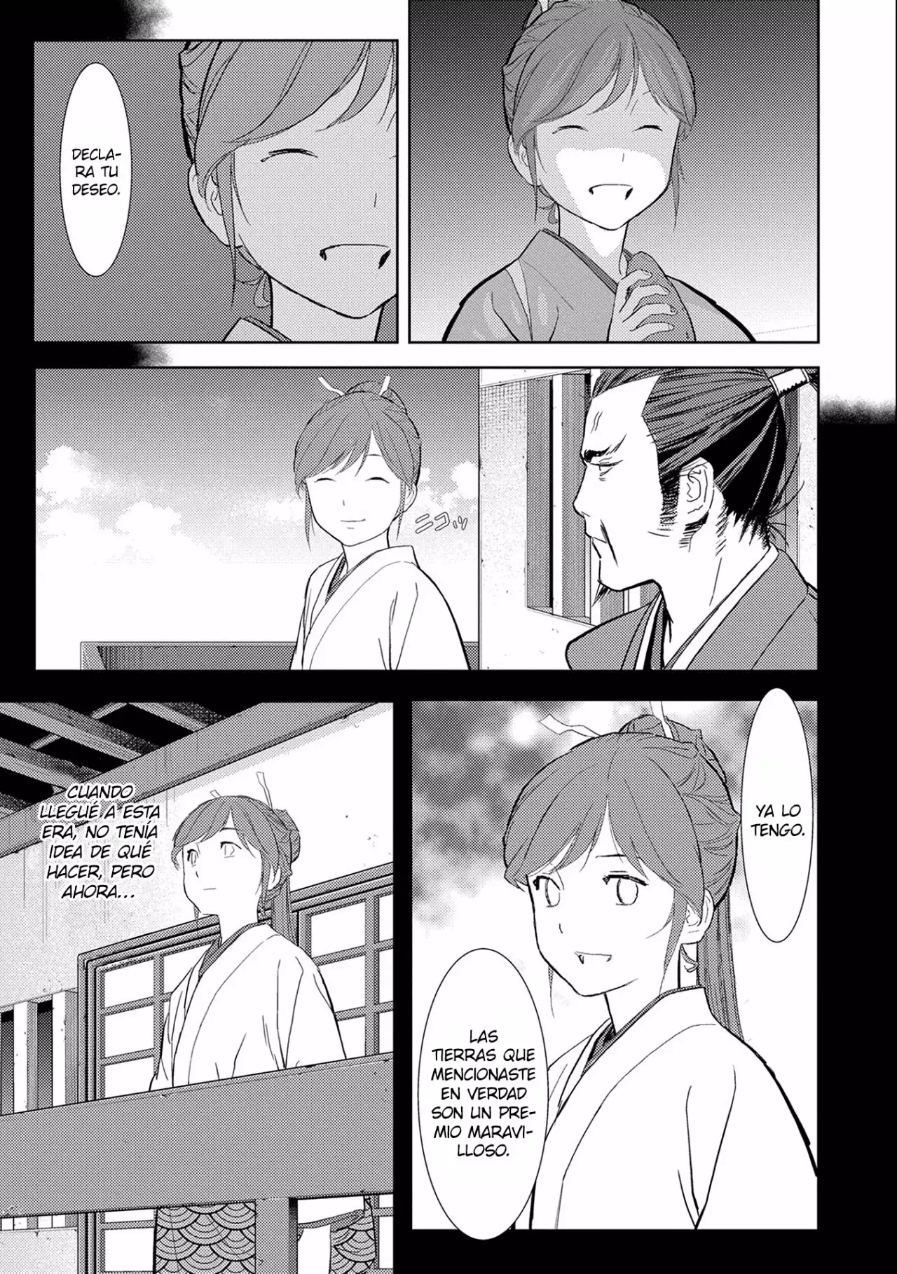 Sengoku Komachi Kuroutan: Noukou Giga Capítulo 5 - Page 34