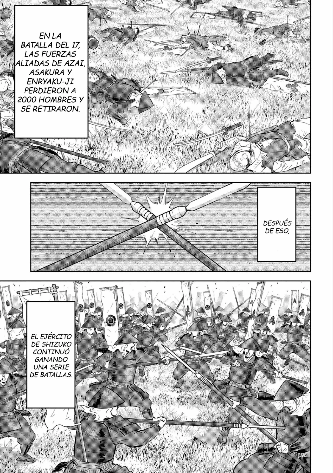 Sengoku Komachi Kuroutan: Noukou Giga Capítulo 50 - Page 14