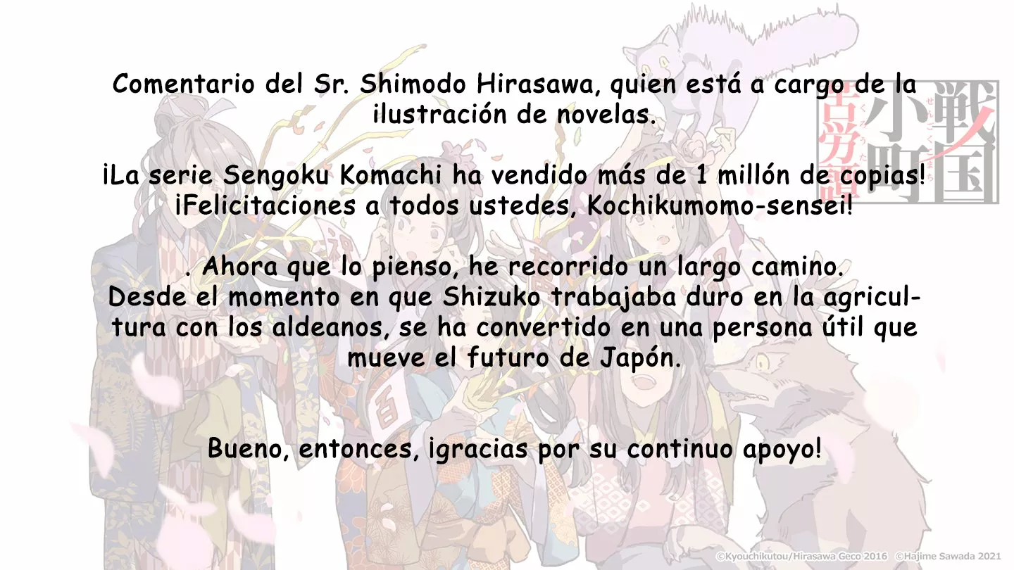 Sengoku Komachi Kuroutan: Noukou Giga Capítulo 54 - Page 6