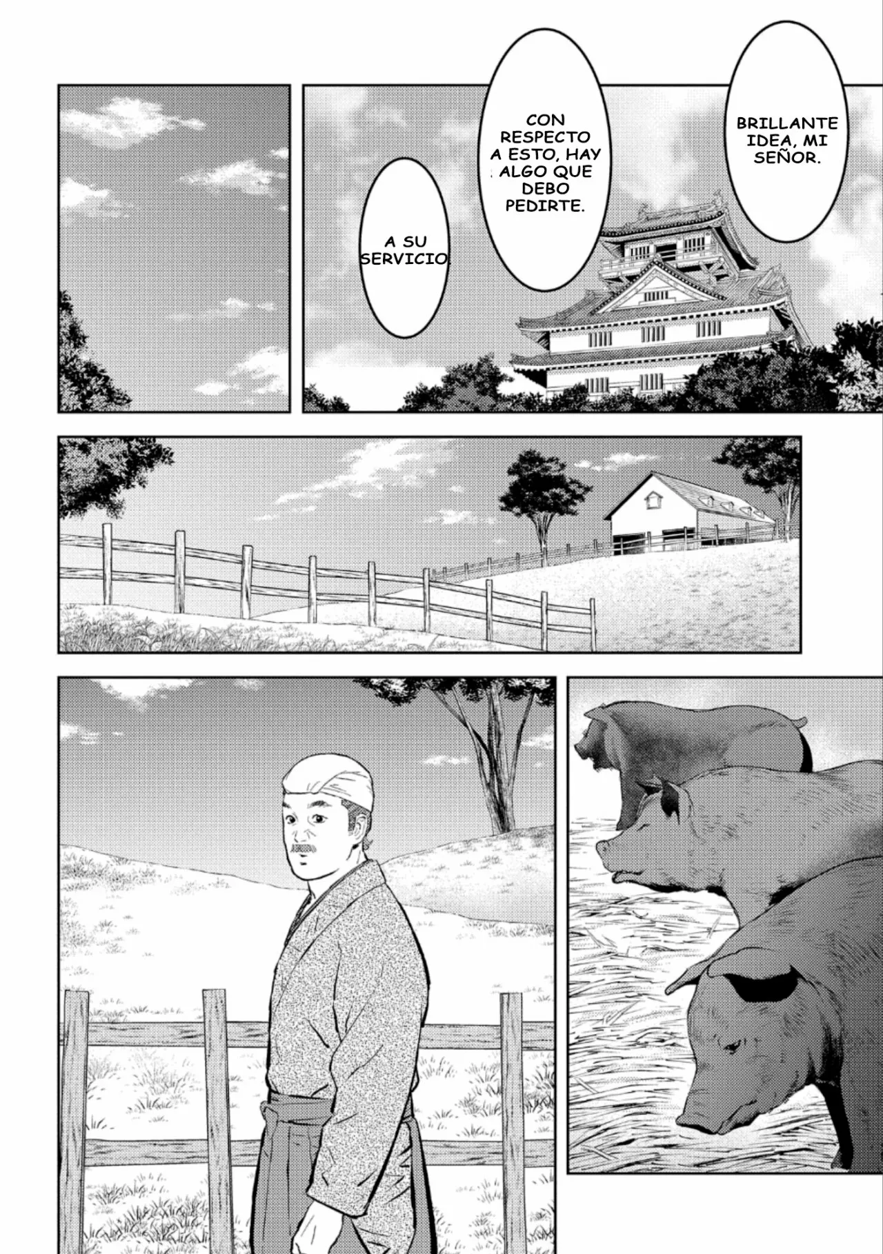 Sengoku Komachi Kuroutan: Noukou Giga Capítulo 55 - Page 7