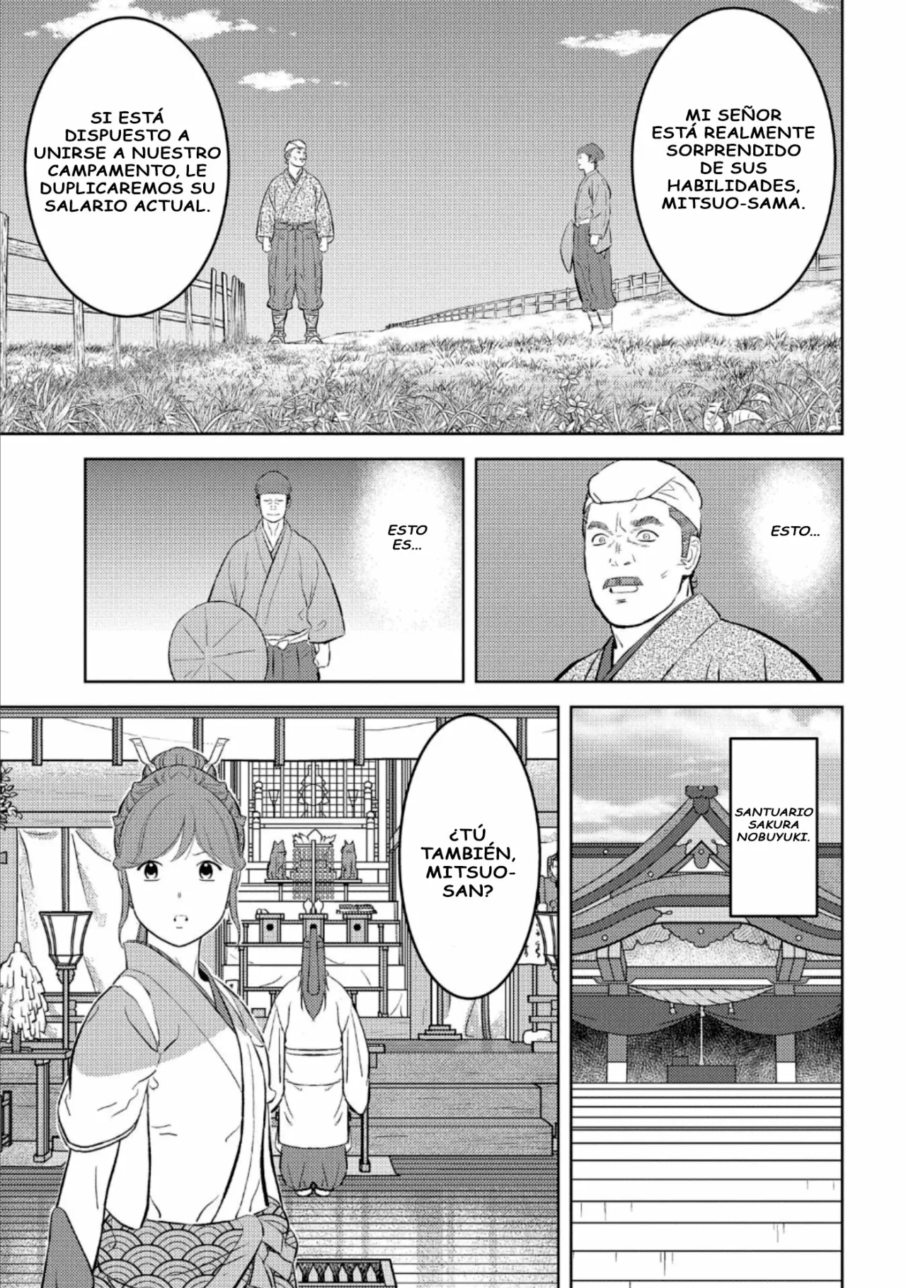 Sengoku Komachi Kuroutan: Noukou Giga Capítulo 55 - Page 8