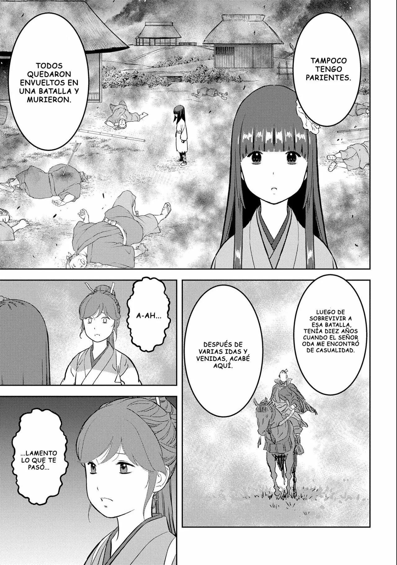Sengoku Komachi Kuroutan: Noukou Giga Capítulo 58 - Page 28