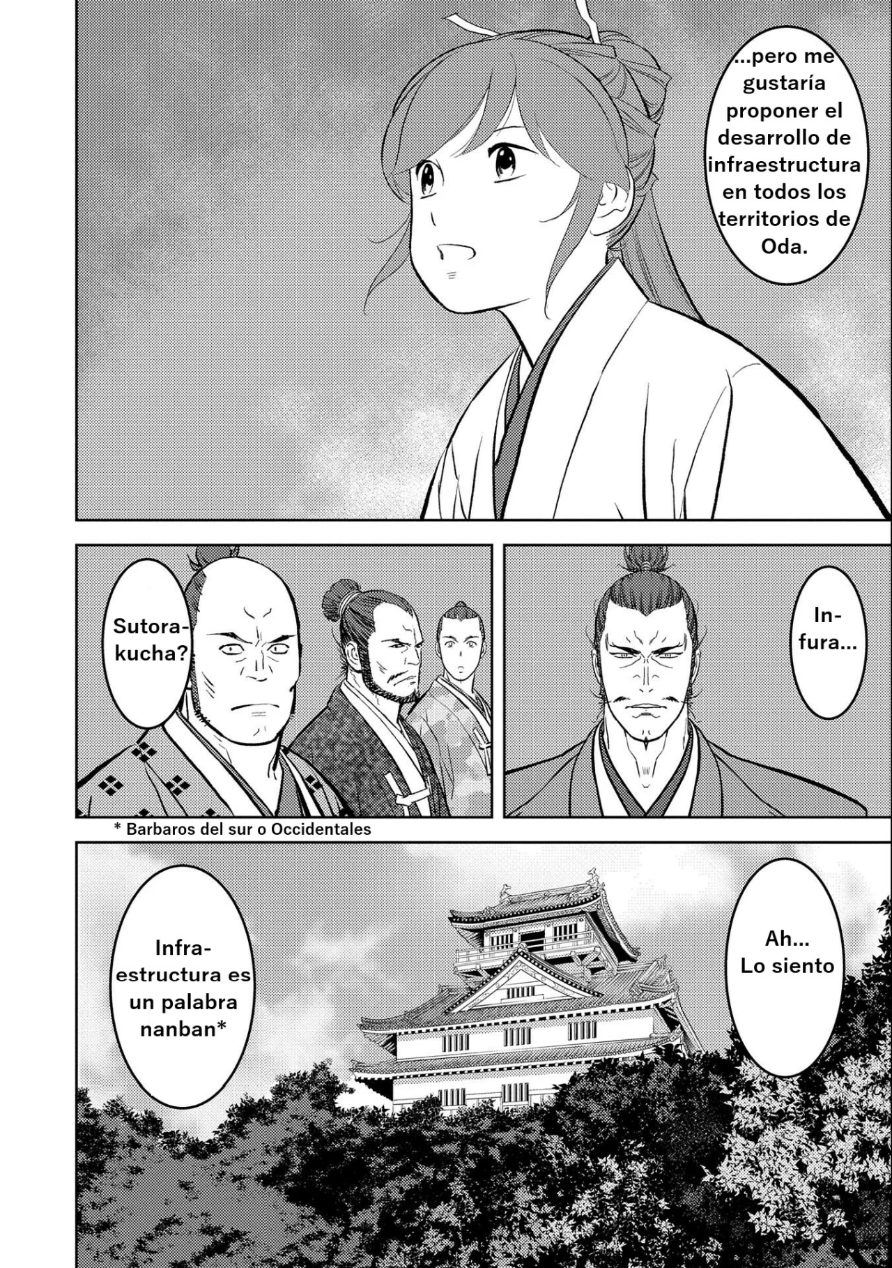 Sengoku Komachi Kuroutan: Noukou Giga Capítulo 60 - Page 13