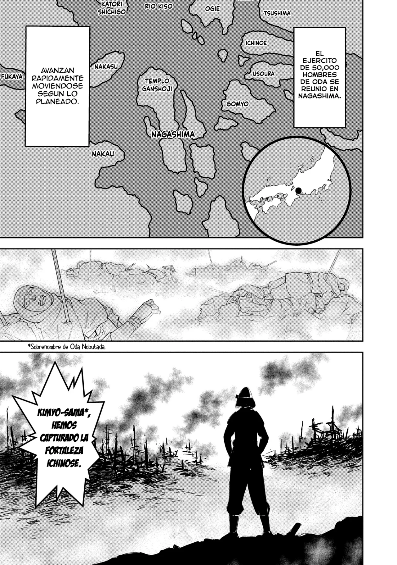 Sengoku Komachi Kuroutan: Noukou Giga Capítulo 87 - Page 6