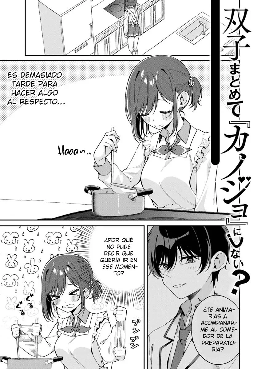 ¿por que no juntar a las gemelas y convertirlas en una novia? Capítulo 1.2 - Page 5