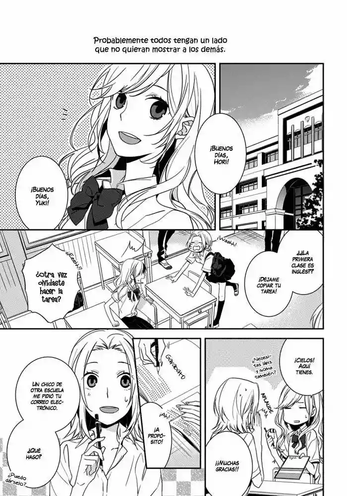 Horimiya Capítulo 1 - Page 3