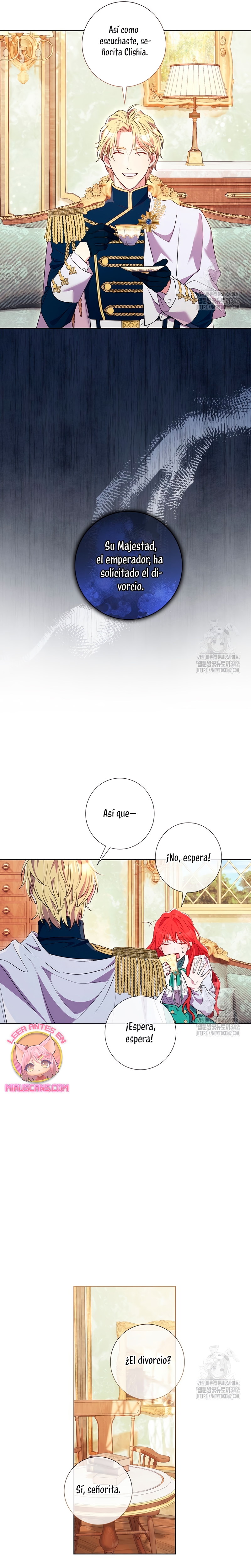 ¿Qué clase de divorcio es éste cuando ni siquiera me he casado, Su Majestad? Capítulo 1 - Page 11