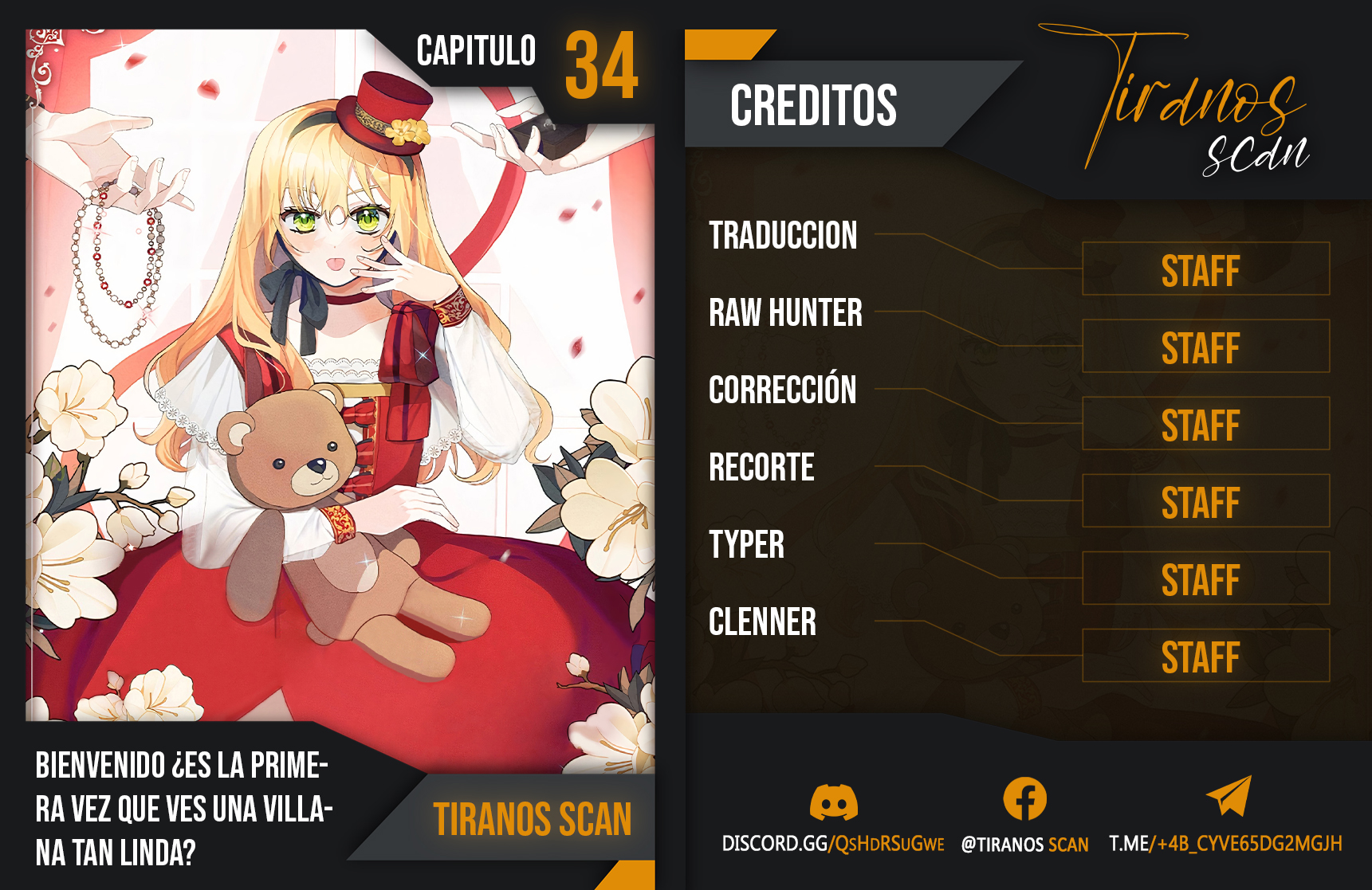 Bienvenido ¿Es la Primera vez que ves a una Villana tan Linda? Capítulo 34 - Page 1