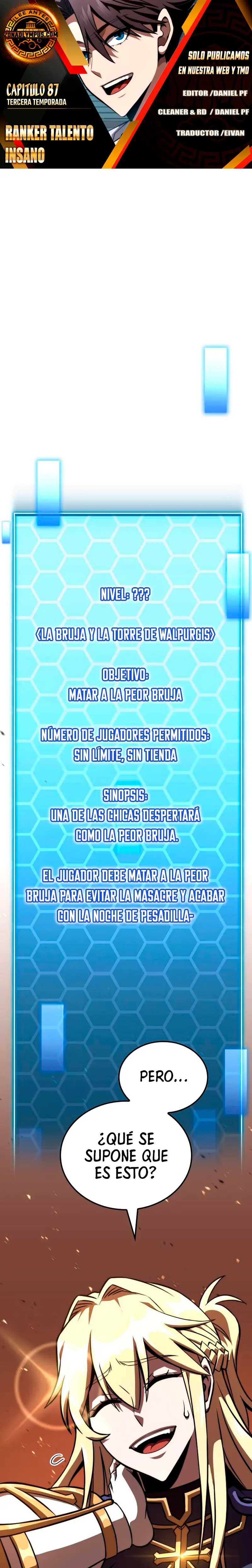 Jugador de talento insano Capítulo 87 - Page 1