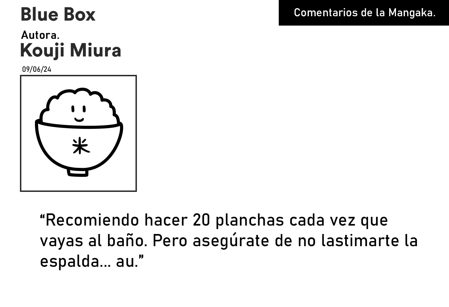 Blue Box Capítulo 152 - Page 22