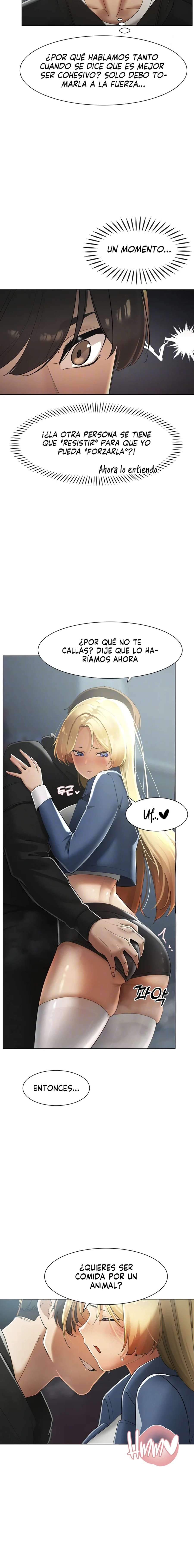 El protagonista se hace más fuerte cuando se come a una cazadora Capítulo 15 - Page 4