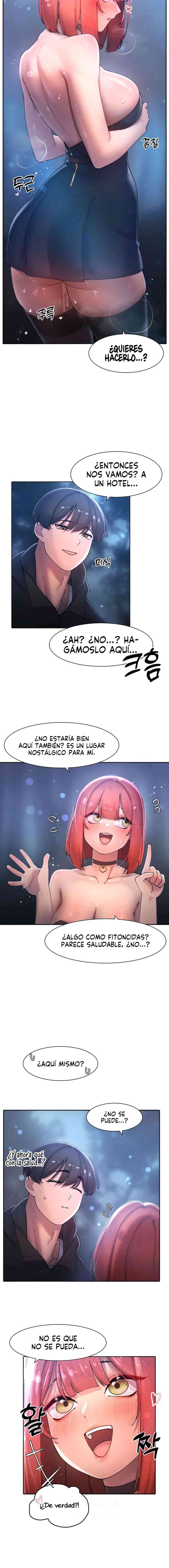 El protagonista se hace más fuerte cuando se come a una cazadora Capítulo 18 - Page 12