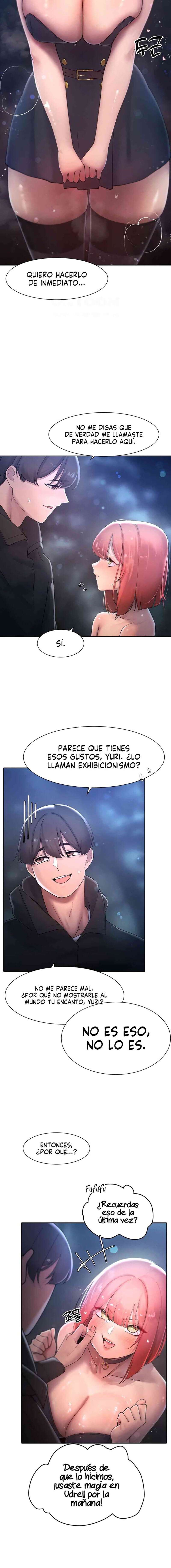 El protagonista se hace más fuerte cuando se come a una cazadora Capítulo 18 - Page 14