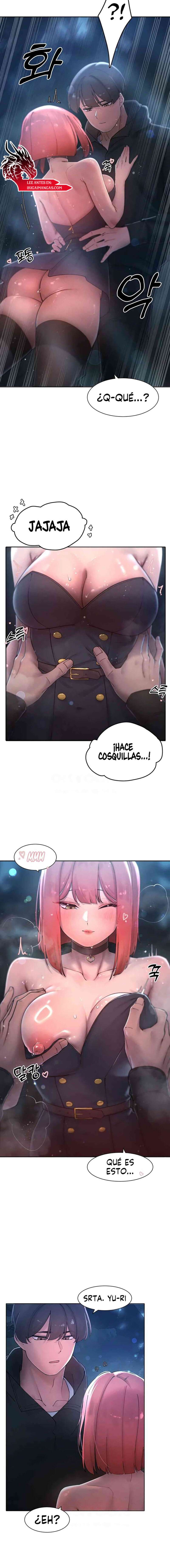 El protagonista se hace más fuerte cuando se come a una cazadora Capítulo 18 - Page 7