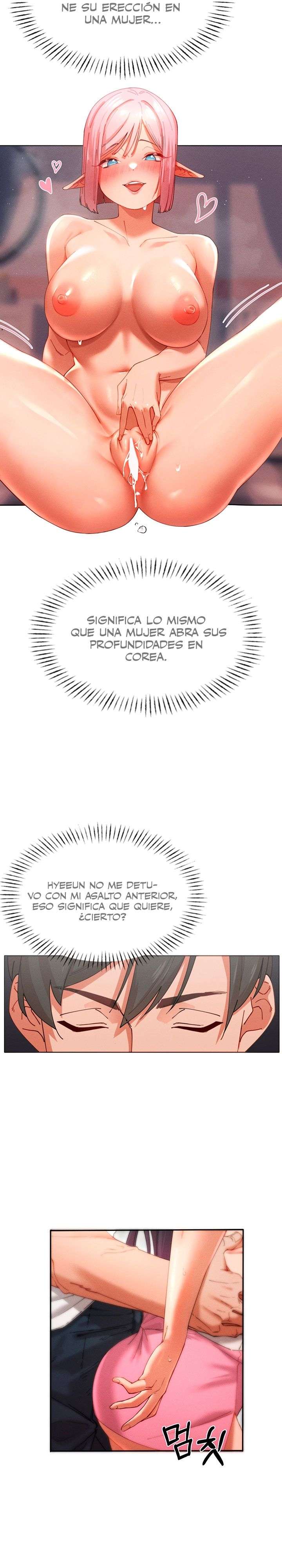 El protagonista se hace más fuerte cuando se come a una cazadora Capítulo 2 - Page 30