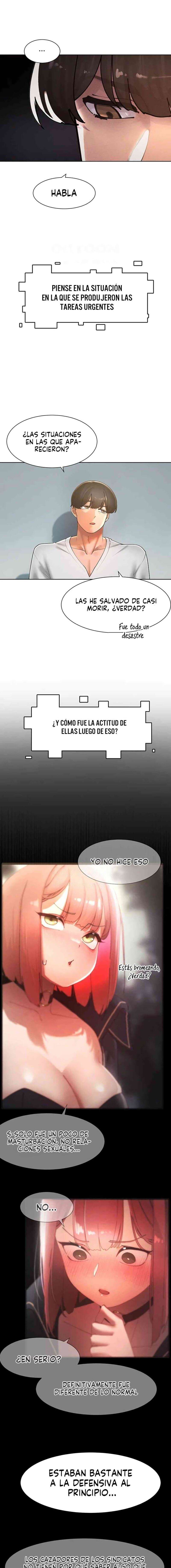 El protagonista se hace más fuerte cuando se come a una cazadora Capítulo 22 - Page 11