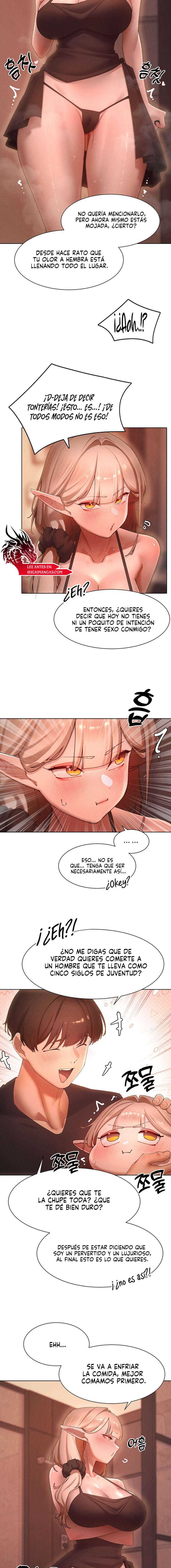 El protagonista se hace más fuerte cuando se come a una cazadora Capítulo 59 - Page 6